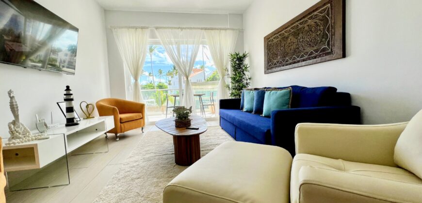 New 1BR Condo, Pool View 70m to the Beach. Los Corales