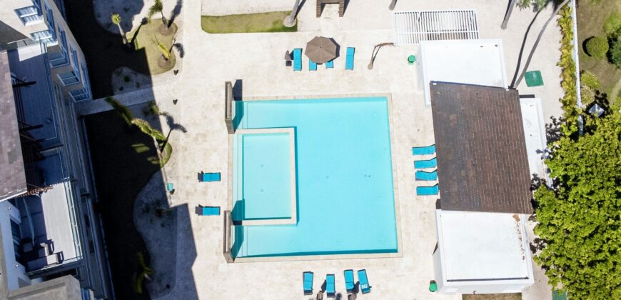 New 1BR Condo, Pool View 70m to the Beach. Los Corales