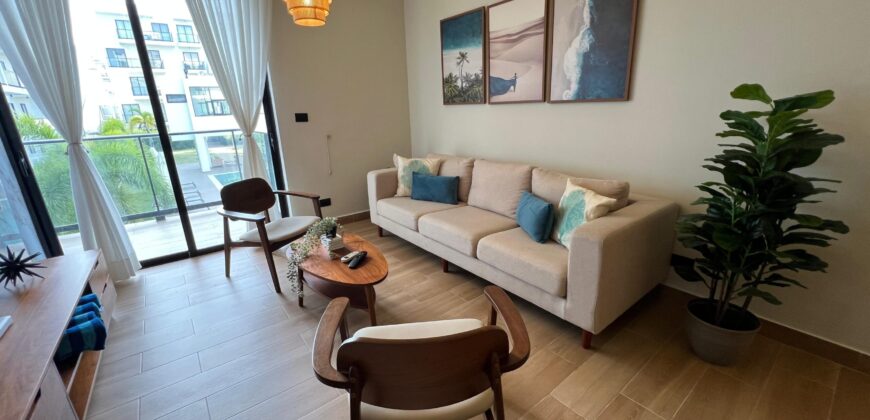 Caribbean Dream 2BR Downtown – Pool & Gym Punta Cana