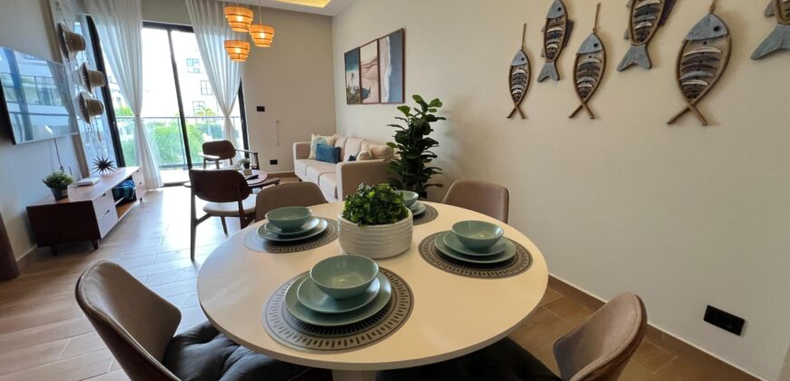 Caribbean Dream 2BR Downtown – Pool & Gym Punta Cana