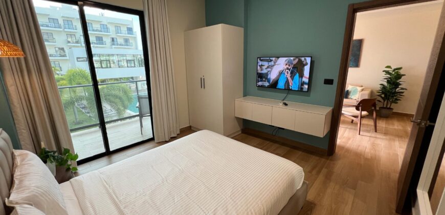 Caribbean Dream 2BR Downtown – Pool & Gym Punta Cana