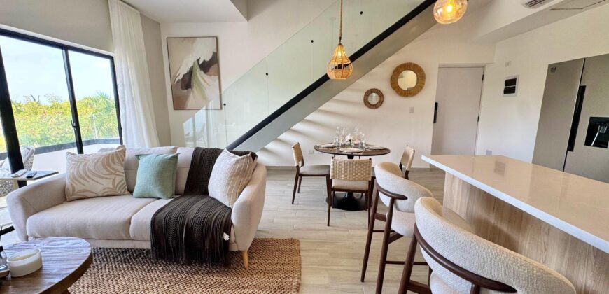 Caribbean Dream 2BR Downtown – Pool & Gym Punta Cana