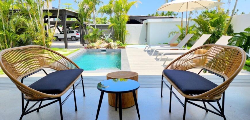 Last Beach Walk Villa in Las Terrenas – Private Pool & Rooftop